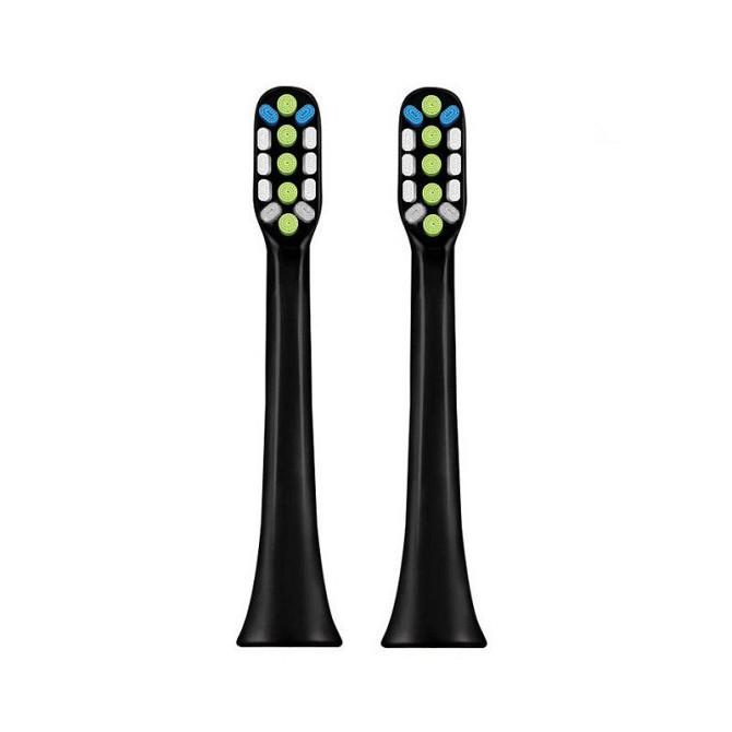 Насадка для зубної щітки Xiaomi SOOCAS X1/X3/X5 BH01B (Чорні, 2 шт) Николаев - изображение 4