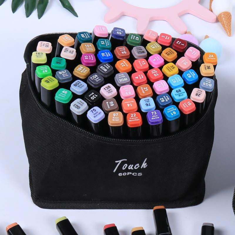 Набор двухсторонних маркеров, Sketch Marker, 48 цветов, в сумке 7656 Одесса - изображение 2