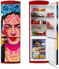 Холодильник Lodówka Vestfrost Art Collection Frida Kahlo VR-FB373-2E2RD z zamrażalnikiem dolnym 190,1 cm Czerwona Киев - изображение 1