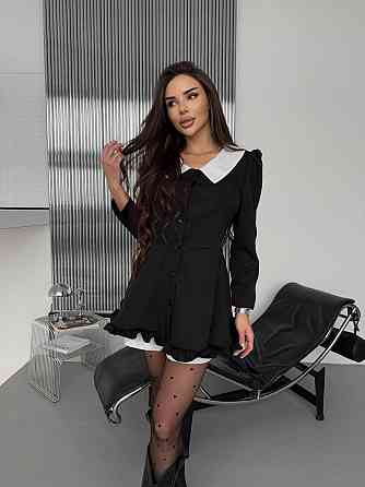 Женское стильное романтичное платье + шорты костюмка и коттон Одесса