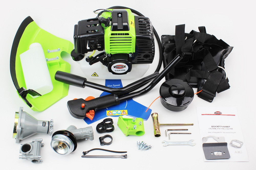 Тример (мотокоса) VIPER CG-430B - 3,0кВт (шпуля-1шт+ніж 3Т-1шт, труба D-26mm) Киев - изображение 1