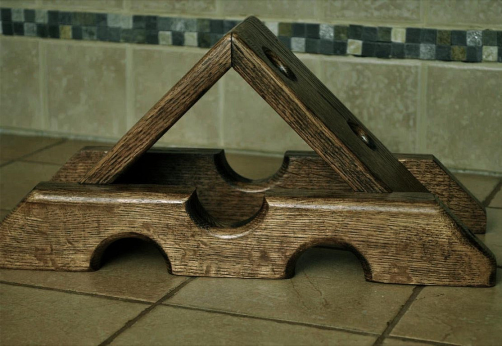 Настільна винна полиця "Понтієс" сепія Миколаїв - фото 1