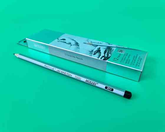 Олівець простий набір 12 шт. Марко No7000-2H raffine (1 пачка) Харків