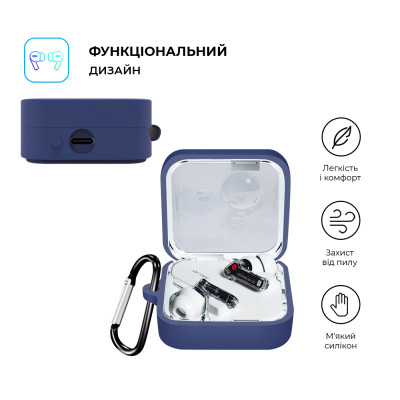 Чехол для наушников Armorstandart Hang Case для Nothing Ear (2) Navy Blue (ARM75399) Винница - изображение 2