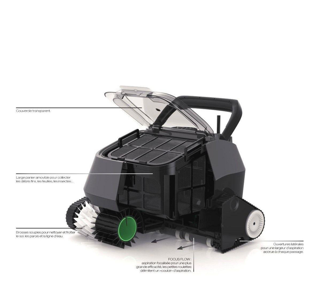 Робот-пилосос для басейну AquaViva 7310 Black Pearl Київ - фото 2