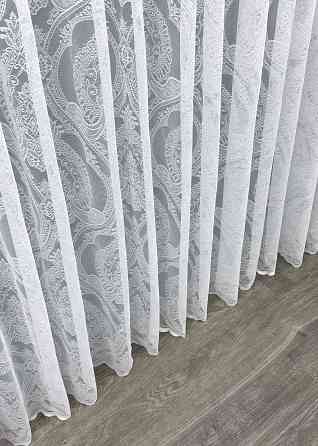 Тюль жакард колір білий 1982т Київ