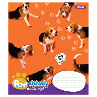 Зошит 1 вересня Pawsitively А5 24 аркушів клітинка (768240) Вінниця - фото 2