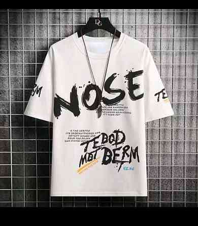 Футболка чоловіча с принтом  46 Біла 2664091070 Дніпро