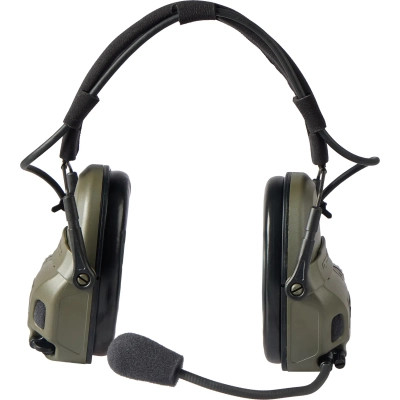 Навушники для стрільби Ops-Core AMP Communication Headset-Connectorized. NFMI. Верхній тримач. Ranger Green (N101153-02-0006) Вінниця - фото 2