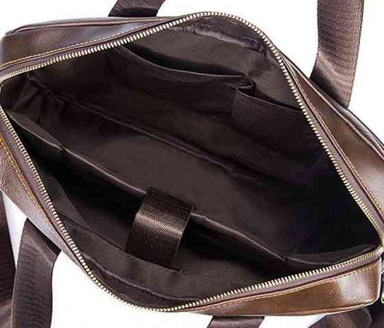 Сумка мужская Vintage 14626 кожаная Коричневая Киев