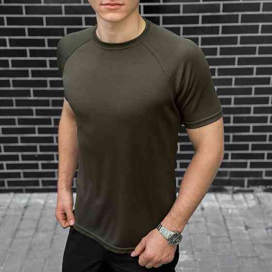 Футболка хакі кулмакс чоловіча Pobedov Ergo Київ