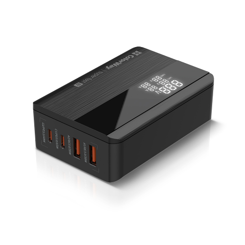 Зарядний пристрій мережевий 2USB/2Type-C PD 65W чорний ColorWay CW-CHS040PD-BK Житомир