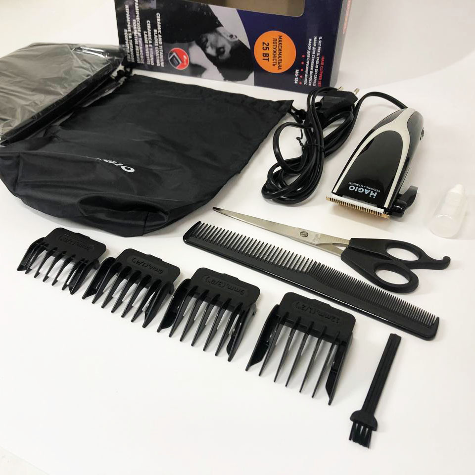 Триммер для стрижки волос мощный, Машинка для стрижки волос с различными насадками NL-30 Львов - изображение 2