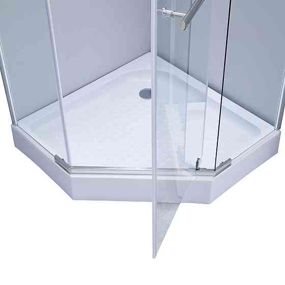 Душевая кабина Lidz Dozorca SC90x90.CRM.LOW.TR, стекло прозрачное 6 мм Киев