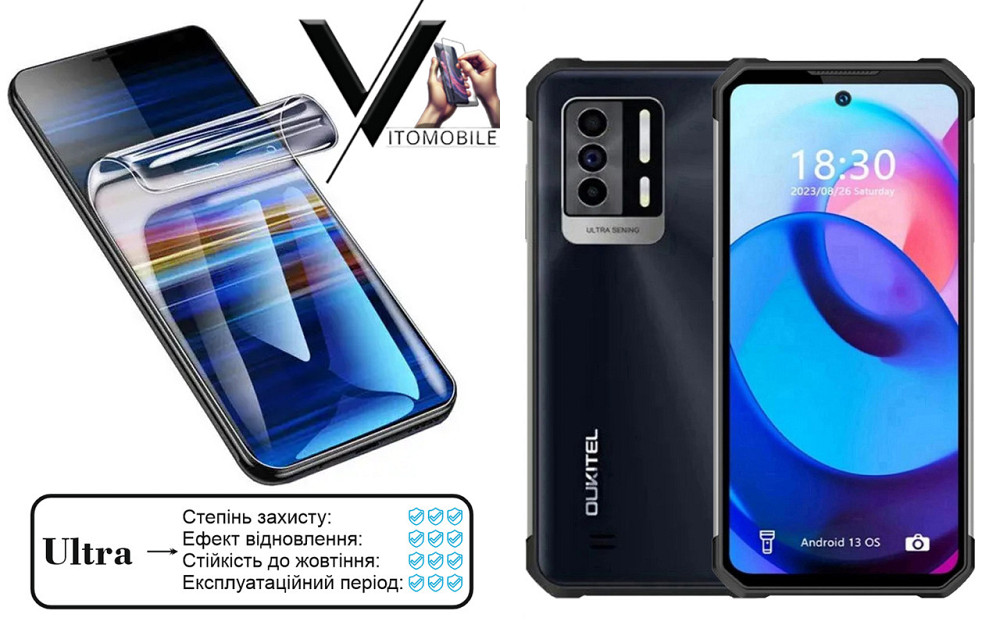 Поліуретанова плівка Ultra для OUKITEL WP27 – мінімальна товщина, максимальний захист! Київ - фото 1