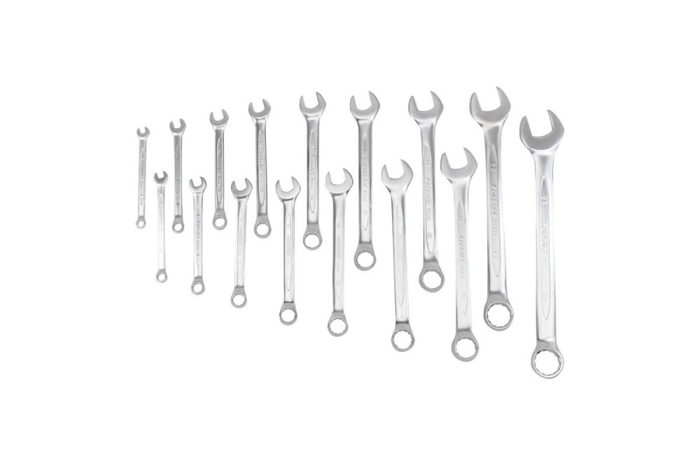 Набор ключей комбинированных 16пр. (6-19, 17,22, 24мм) в металлическом кейсе Forsage F-5161 Одесса - изображение 5