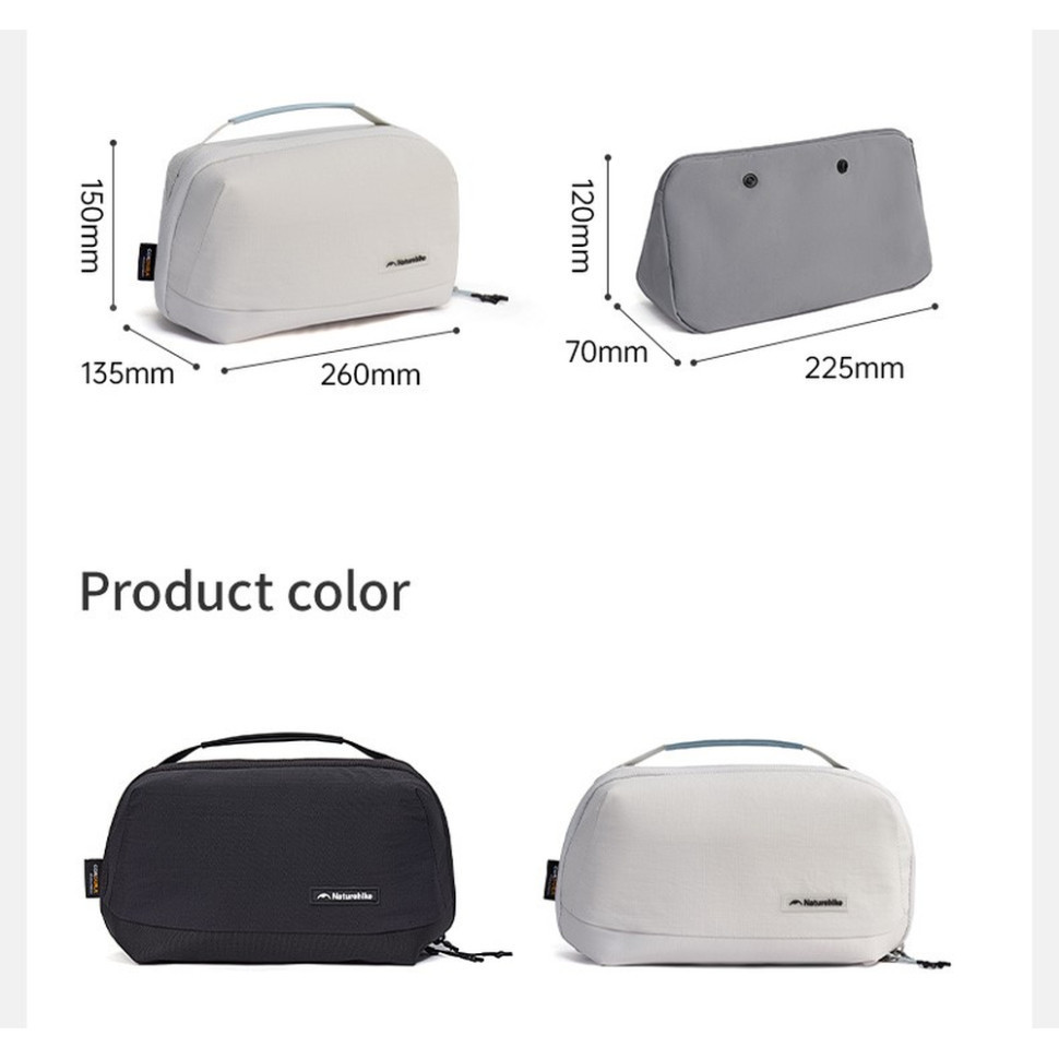 Косметичка Naturehike CNK2450XB019, чорна Рівне - фото 7