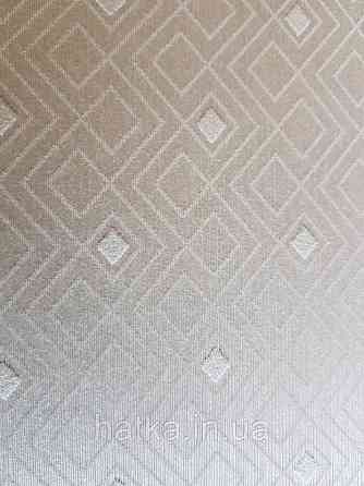 Текстильні шпалери на флізеліновій основі Cador Rasch Textil 086620 ромби геометрія абстракція молочні бежеві Київ