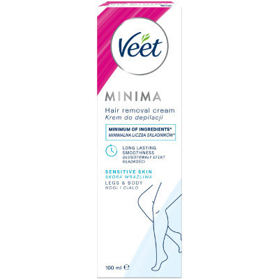Крем для депиляции Veet Minima для чувствительной кожи с Алоэ вера 100 мл (4053700288205) Винница - изображение 1