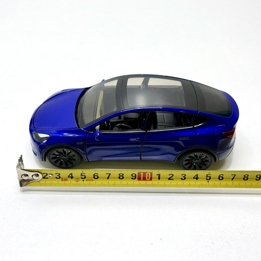 Машина Автосвіт Tesla Model Y інерційна відчиняються двері капот багажник 17см Синя (AP-2001) Чернигов - изображение 7