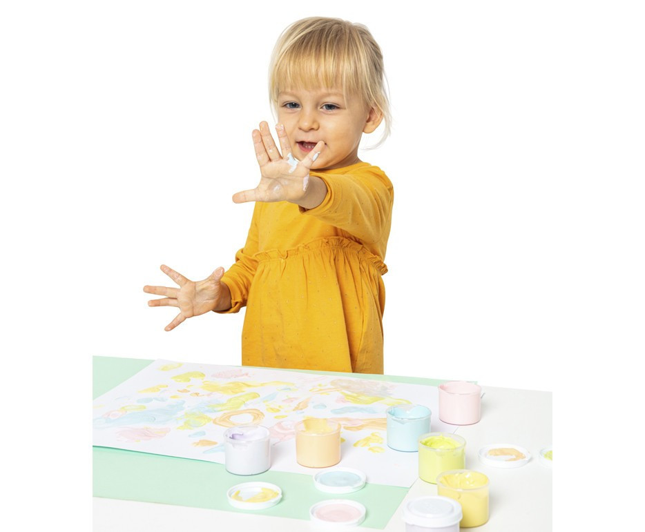 Фарби пальчикові Jovi 6 кольорів по 35мл (540B) Київ - фото 4