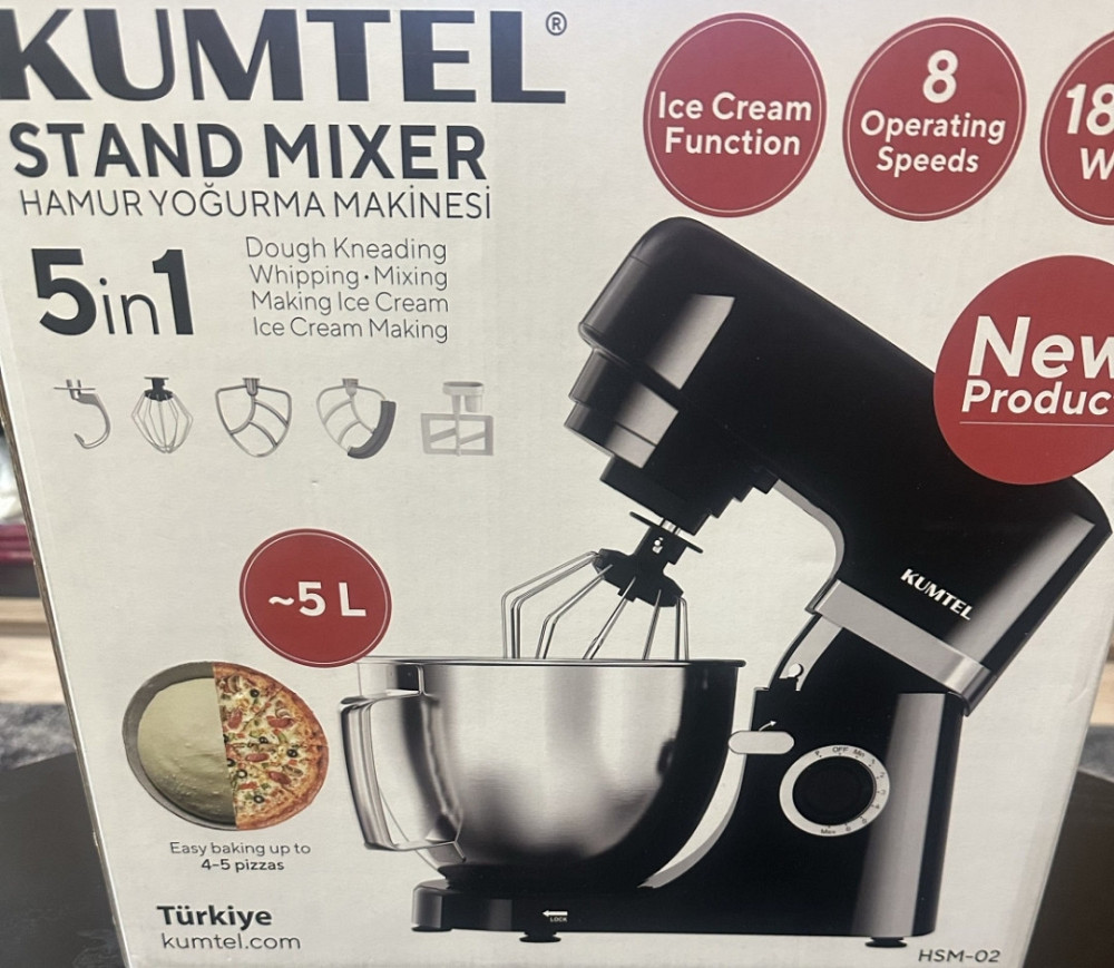 Кухонная машина Kumtel stand mixer на 5 литров. Киев - изображение 5
