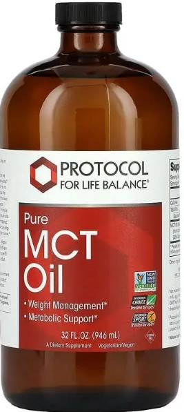 Масло MCT Protocol for Life Balance Pure MCT Oil 946 мл Киев - изображение 1