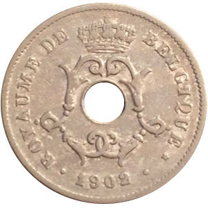 10 сантимів. 1902 рік, Бельгія. (Belgique) Полтава - фото 1