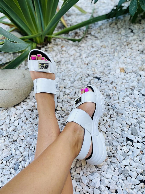 teona Босоніжки жіночі TEONA 127 білі (літо, шкіра натуральна) (4101) Коломия - фото 8