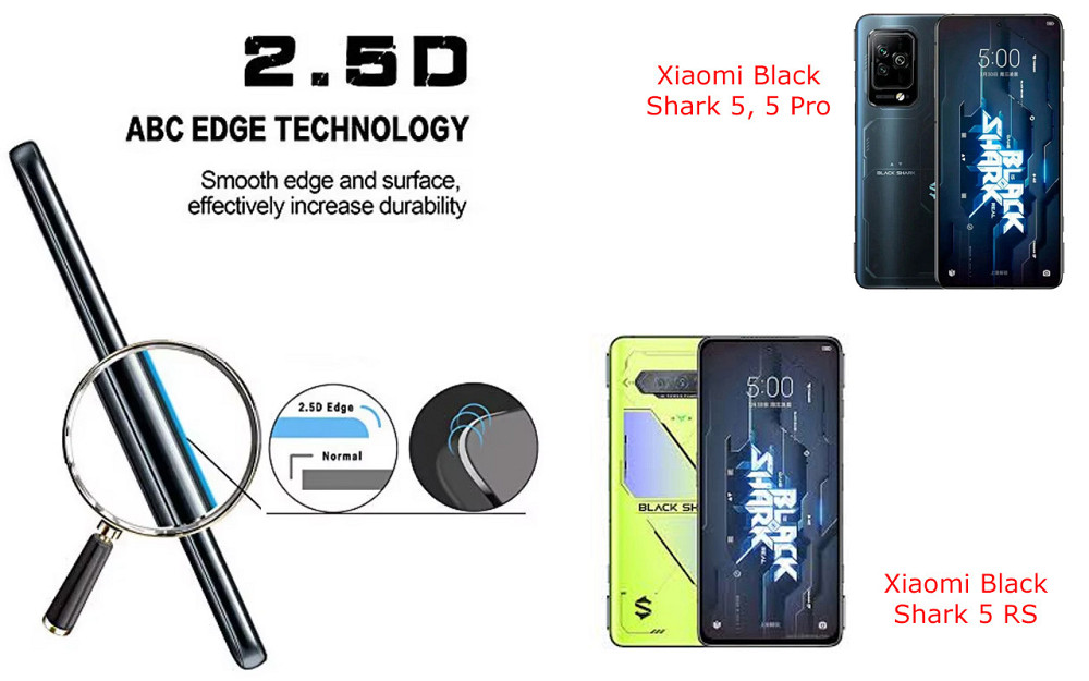 Захисне скло ArmorGlass для Xiaomi Black Shark 5, 5 Pro, 5 RS – стійке до подряпин та ударів Київ - фото 2