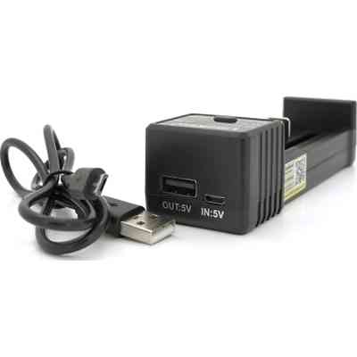 Зарядний пристрій для акумуляторів Liitokala 1 Slot, LED disp, USB, Li-ion/3.7V/3.8V, Li-Fe/3.2V, Ni-MH/1.2V (Lii-100C) Вінниця