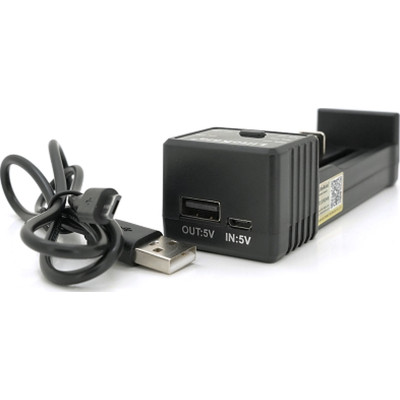 Зарядний пристрій для акумуляторів Liitokala 1 Slot, LED disp, USB, Li-ion/3.7V/3.8V, Li-Fe/3.2V, Ni-MH/1.2V (Lii-100C) Вінниця - фото 3