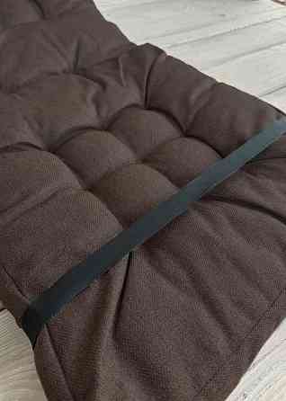 Подушка для стільців (50x120х8 см) подвійна Decorator Мальмо колір коричневий 84-128 Київ