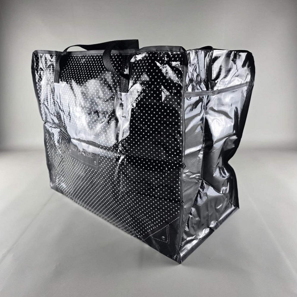 Поліпропіленова сумка господарська з кольоровим малюнком No4 Горошок (1 шт.) Харків - фото 2