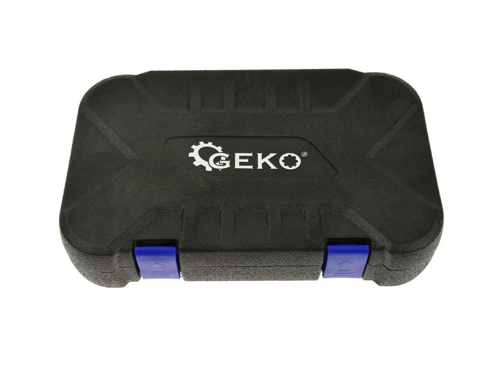 Набір головок торцевих і насадок-біт "GeKo" 1/4" 38 штук з хром-ванадівої сталі CrV Київ - фото 4