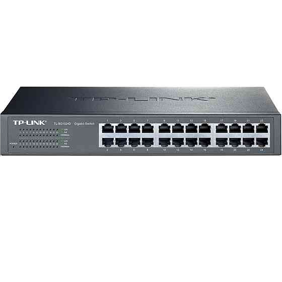 Комутатор TP-Link TL-SG1024D (24хGE, метал, настільний/монтаж у стійку) ( Ні ) Харків