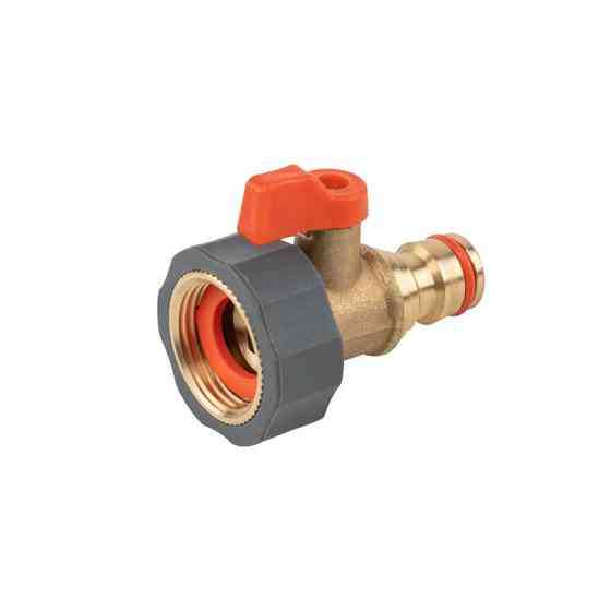 Адаптер із внутрішньою різьбою 3/4" з запірним краном BRASS SOFT, BR-S2230 Київ