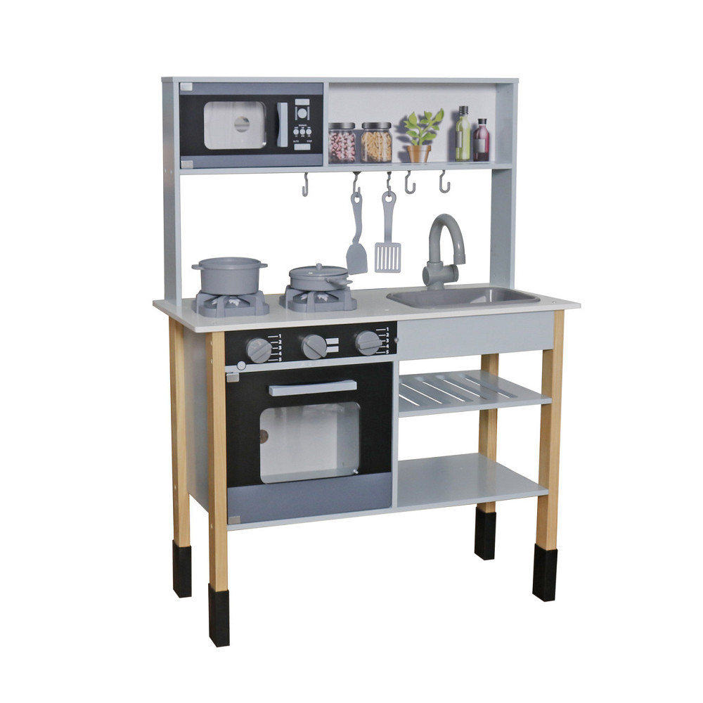 Дитяча дерев'яна ігрова кухня AVKO Меріда звукові та світлові ефекти (40010797) для дітей Київ - фото 2