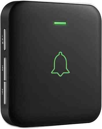 Дополнительный приемник для дверного звонка AVANTEK Mini Plug-in, 115 дБ, 52 мелодии, черный Киев