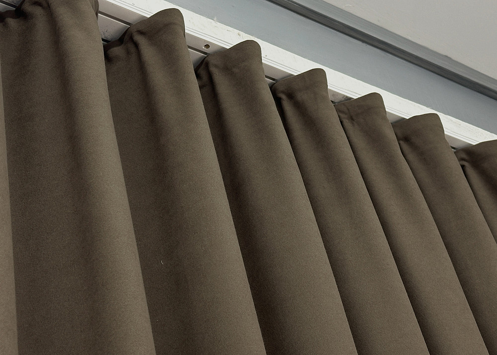 Шторная ткань микровелюр Petek цвет кофейный 1831ш Киев - изображение 5