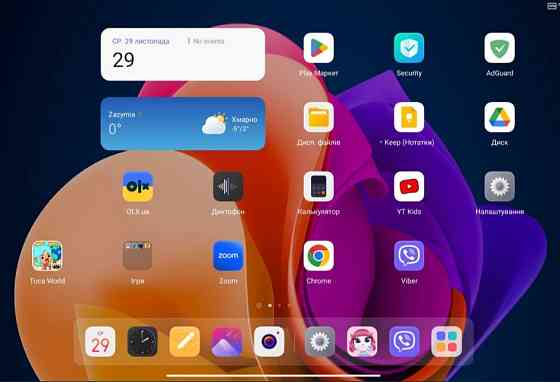 Планшет: SNAP Dragon 870 Android 13 Lenovo Pad P11 Pro 2022 8/128Gb. Чехол+ Стекло! Киев