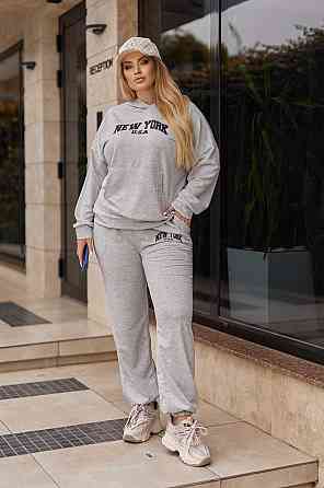 Жіночий трикотажний спортивний костюм "America" | Норма і батал | Розпродаж моделі Київ