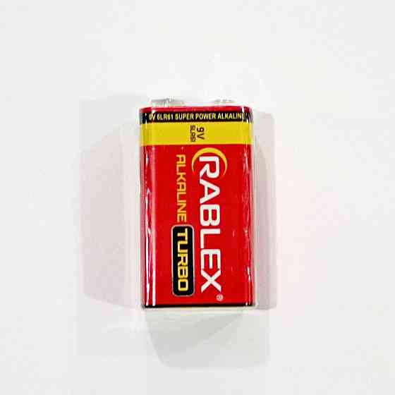 Батарейка Rablex Крона 6F22 / 9V / Лужна / TURBO / без блістера Дніпро