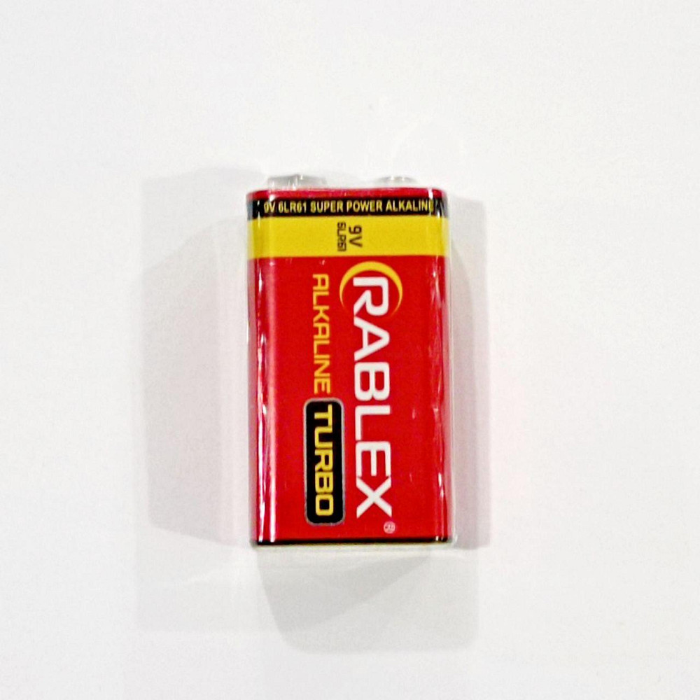 Батарейка Rablex Крона 6F22 / 9V / Лужна / TURBO / без блістера Дніпро - фото 2