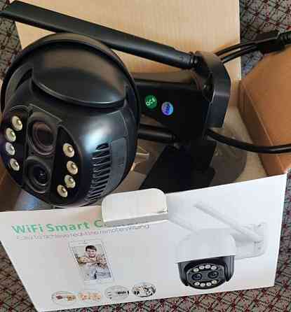 Поворотная Камера: ICSSE IP Wi-Fi 8мп.Две Линзы 8хZOOM Киев