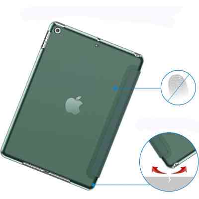 Чехол для планшета BeCover Tri Fold Hard Apple iPad 10.2 2019/2020/2021 Dark Green (709656) (709656) Винница