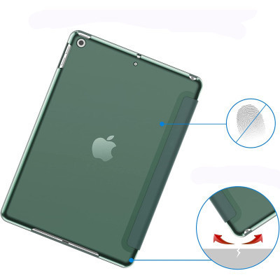 Чехол для планшета BeCover Tri Fold Hard Apple iPad 10.2 2019/2020/2021 Dark Green (709656) (709656) Винница - изображение 4