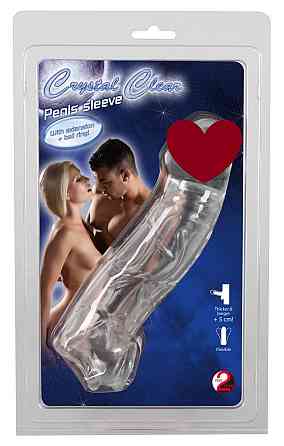 Насадка Crystal Skin Penis Sleeve Sex Aura Київ