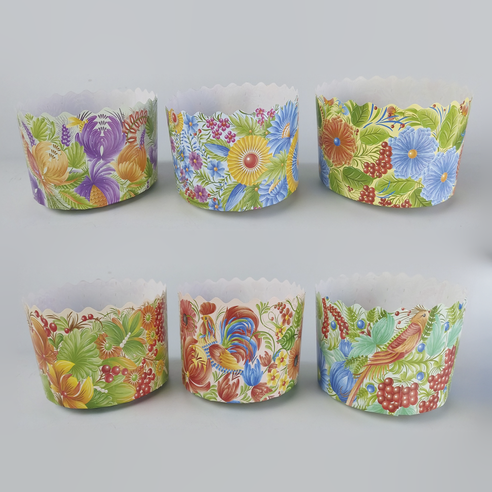 Формы бумажные для паски (85*130) Петриковка (400гр) (50 шт) Харьков - изображение 1