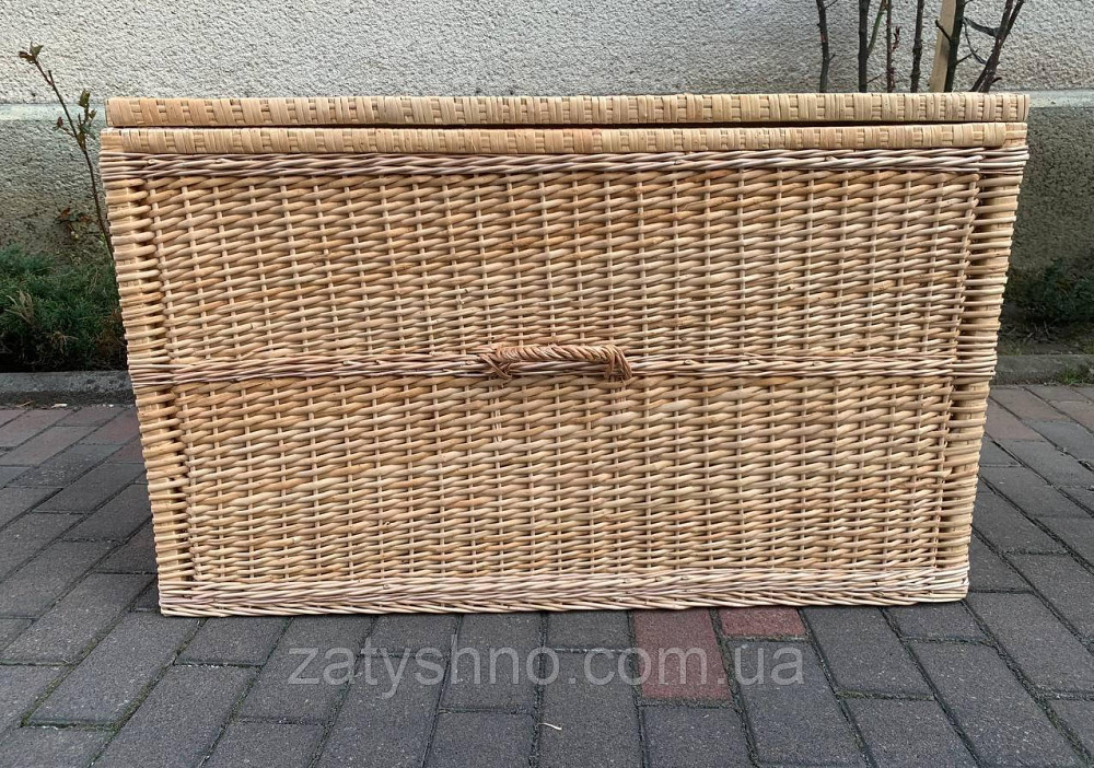 Ящик с крышкой из лозы большой Киев - изображение 8